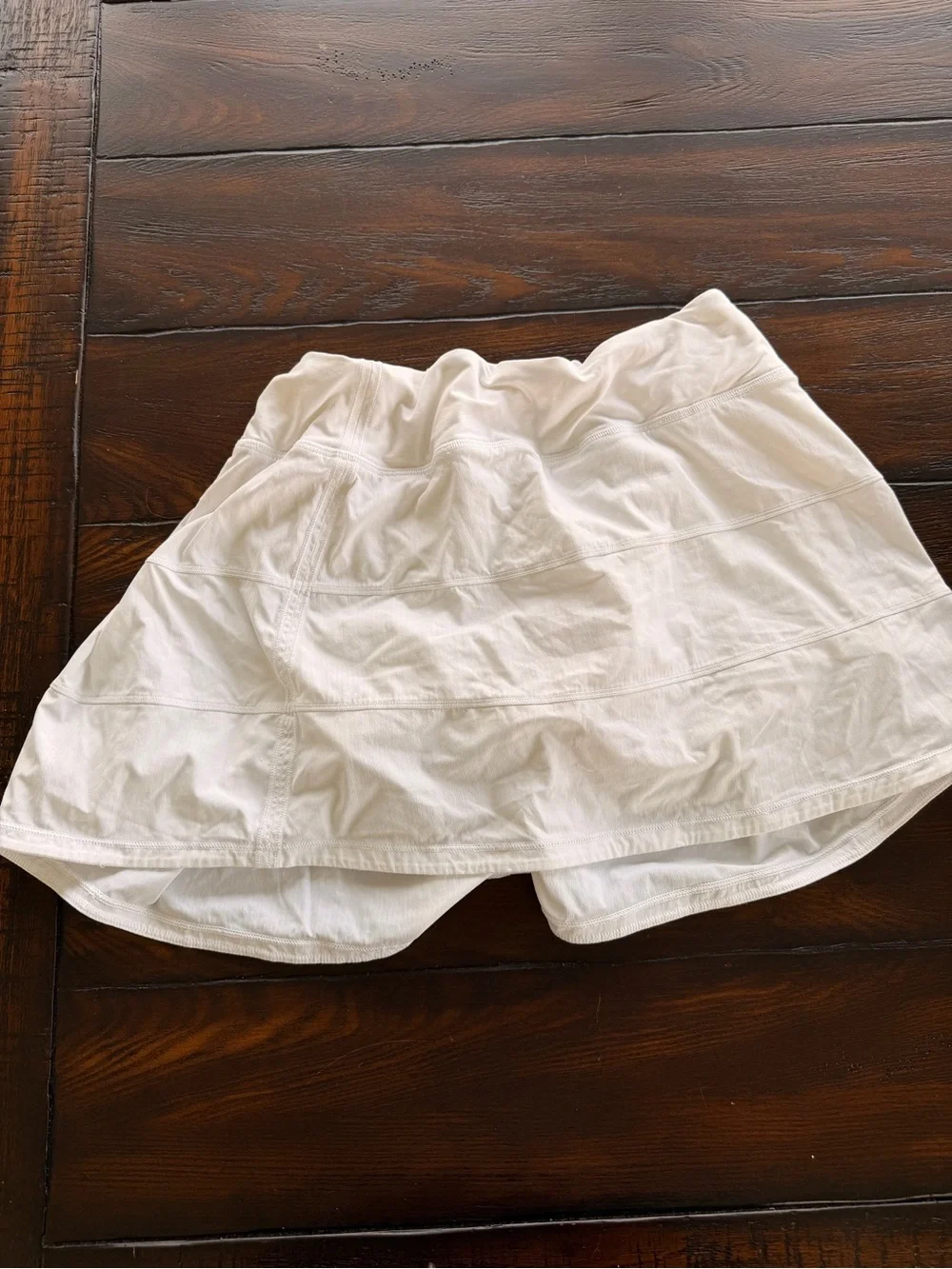 lululemon Pace Rival White Athletic Skirt